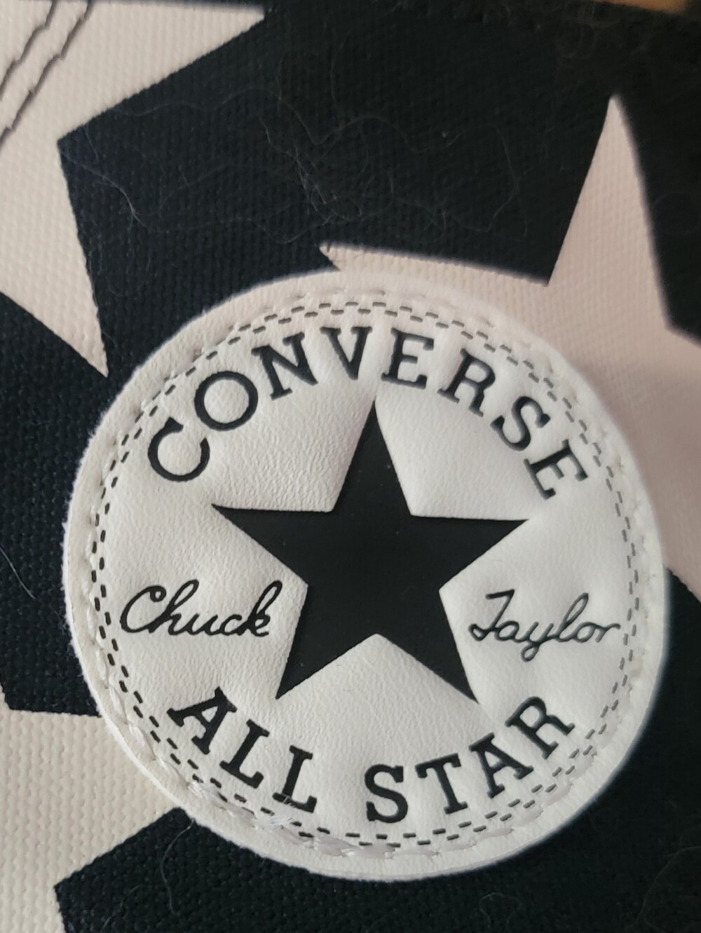 Converse Women’s Black and White Star High-Top Platform Sneakers sz 8.5 - Picture 3 of 8